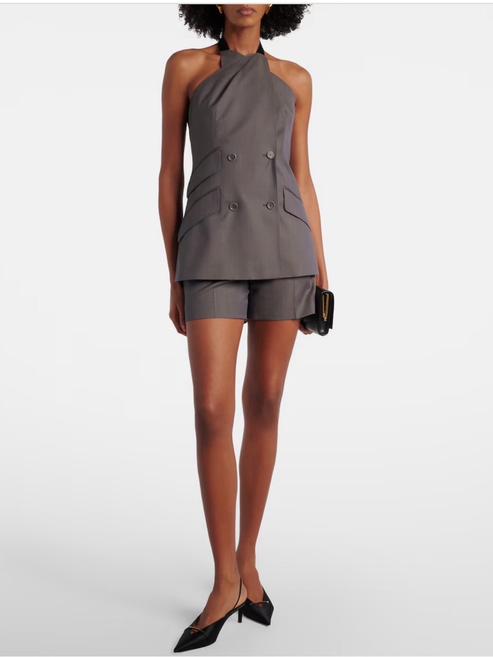 Max Mara new season Sadunco virgin wool shorts, size IT 40